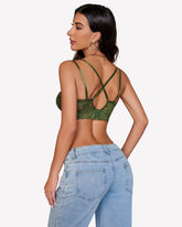 FLace Bralettes Deep V Sexy Bras